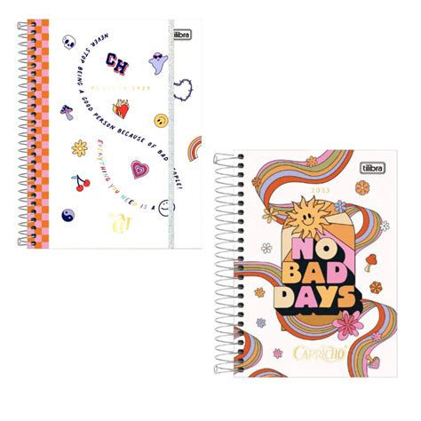 Agenda Planner Espiral M Tilibra Capricho Shopee Brasil