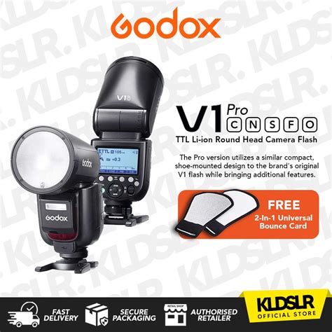 Godox V1Pro V1 Pro TTL Li Ion Round Head Camera Flash For Canon