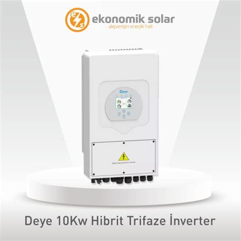 Deye 10 Kw Hibrit Trifaze İnverter Ekonomik Solar