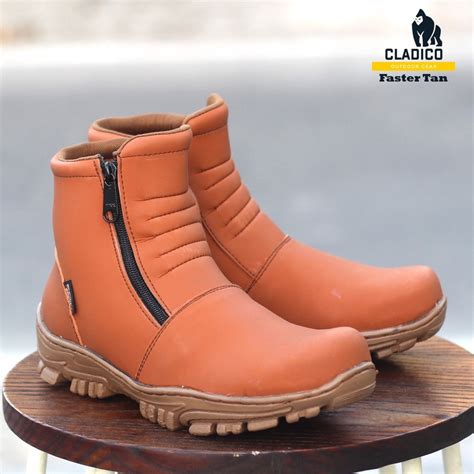 Jual Sepatu Safety Boots Ujung Besi Original Sleeting Cladico Faster