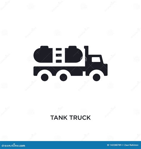 Tank Truck Isolated Icon Simple Element Illustration From Construction