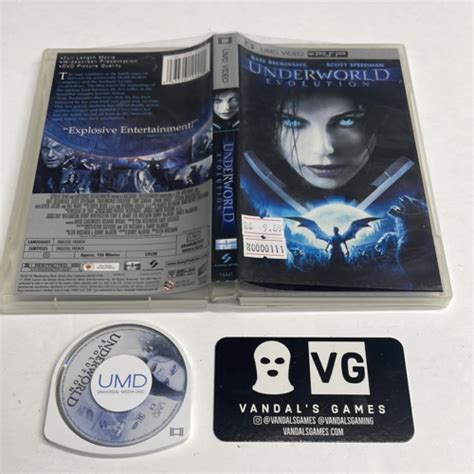 Psp Video Underworld Evolution Sony PlayStation Portable UMD W Case