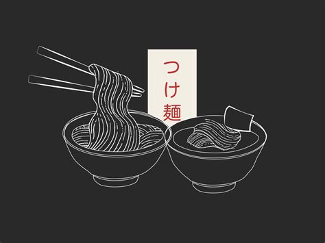 Noodle Meet Dipping Sauce By Sara Holburt On Dribbble