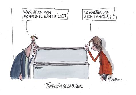 Karikaturen Von Thomas Pla Mann Jeden Tag Neu In Der Frankfurter