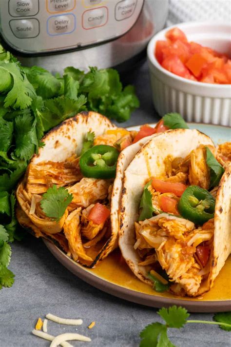 Instant Pot Chicken Tacos The Cooking Duo