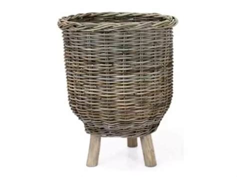 Van Der Leeden Mand Rotan Op Poten D41 X H54 Cm Tuincentrum Eurofleur