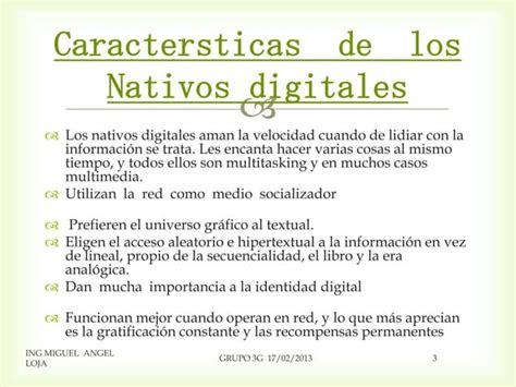 Los Nativos E Inmigrantes Digitales Copia Ppt