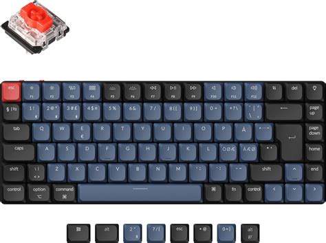 Keychron K Pro Qmk Via Rgb Aluminium Hot Swap Gateron Low Profile Red Switch Inet Se