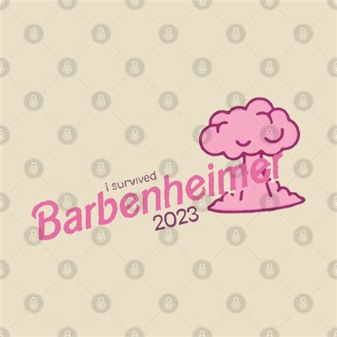 I Survived Barbenheimer 2023 Barbenheimer T Shirt Teepublic