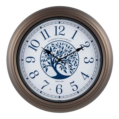 The Tree Of Life Illuminated Outdoor Clock Hammacher Schlemmer