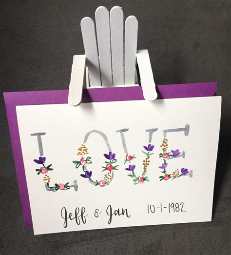 Personalized Wedding Anniversary Card / Custom Wedding Card / - Etsy