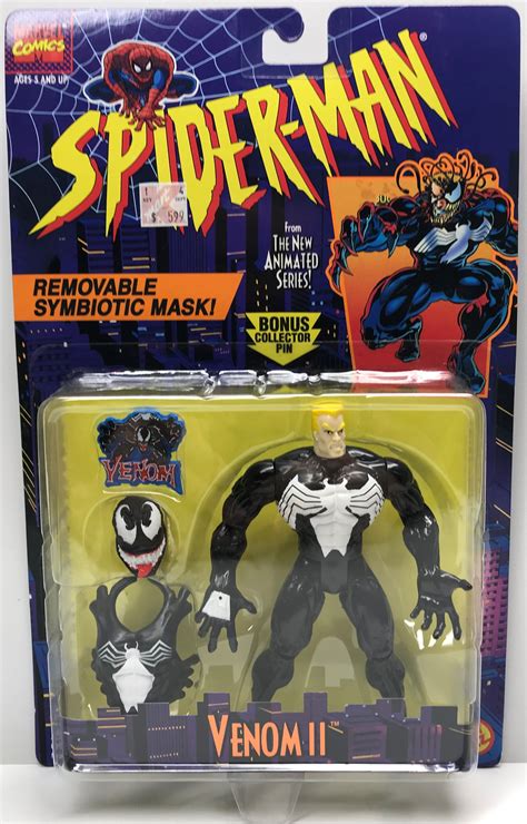 Tas Toy Biz Marvel Spider Man Removable Symbiotic Mask