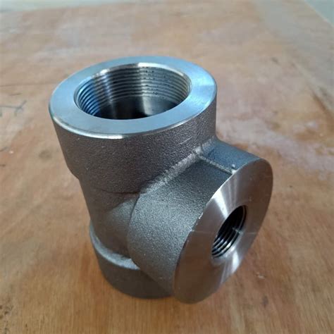 Asme B1611 20003000 Npt Threaded Threadsocket Weld Forged Pipe Fittings Threaded Tee Tube