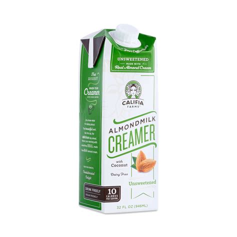 Almond Milk Creamer Unsweetened By Califia Farms Thrive Market