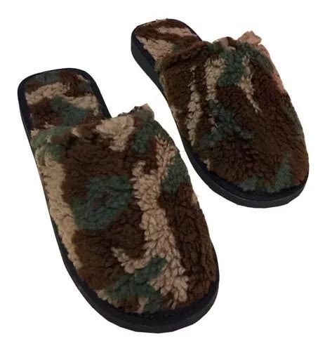 Pantuflas Chinelas Hombre Varon Invierno Abrigo Peluche MercadoLibre