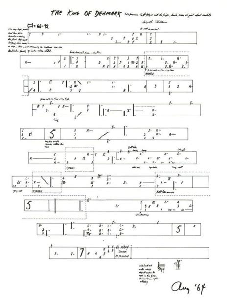 Notations John Cage Sheet Music Art Experimental Music Graphic Score