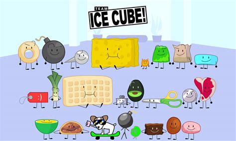 BFB with 192 Contestants: Team Ice Cube! by skinnybeans17 on DeviantArt