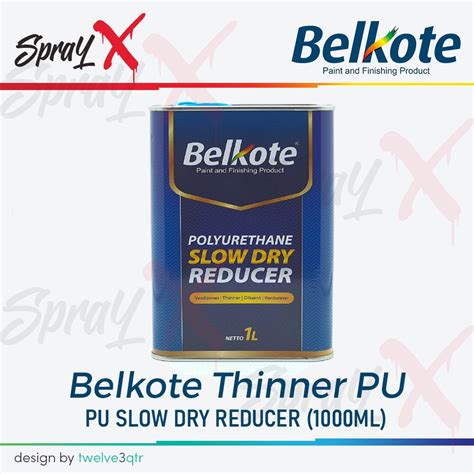 Jual BELKOTE THINNER PU PU SLOW DRY REDUCER 1000ML THINNER TENER