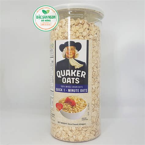 Yến Mạch Nguyên Hạt Quaker Oats Chicago Usa 454g