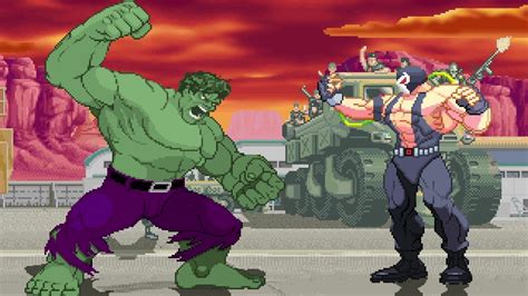 MUGEN Hulk Vs Bane YouTube