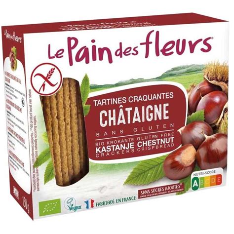 Toasts Riz Chataigne BIO Sans Gluten PAIN DES FLEURS