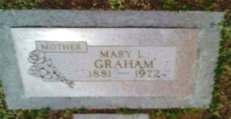 Mary Louise Patterson Graham 1881 1972 Find A Grave Memorial