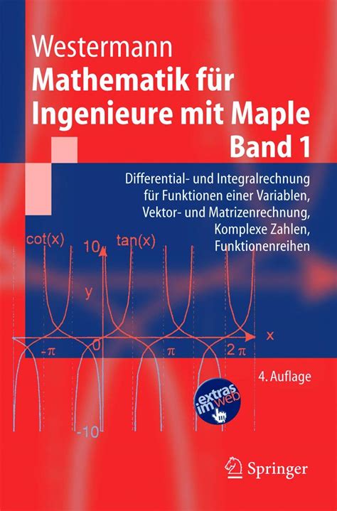 Mathematik Fur Ingenieure MIT Maple Band 1 Differential Und