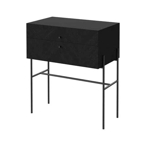 Bolia Luxe Bedside Table Two Drawers Olson Baker