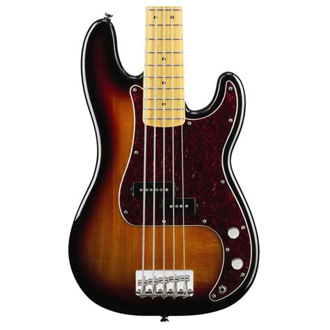 Disc Squier By Fender Vintage Modified P Bass V 5 String 3c Sunburst Gear4music