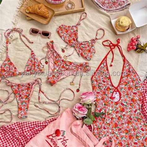Summer Bikini Sublimation Print Bikini Strings Bikini Swimwear Bathing Suits Alibaba
