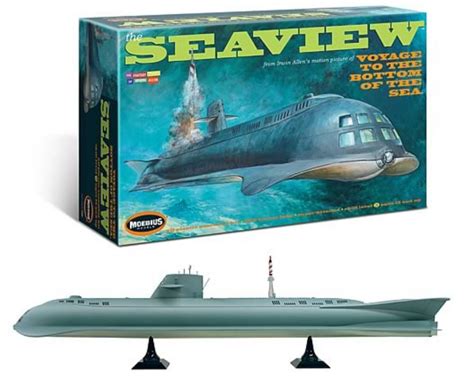 Moebius - Voyage To The Bottom of the Sea Motion Picture 1:128 scale Seaview Plastic Model Kit # ...