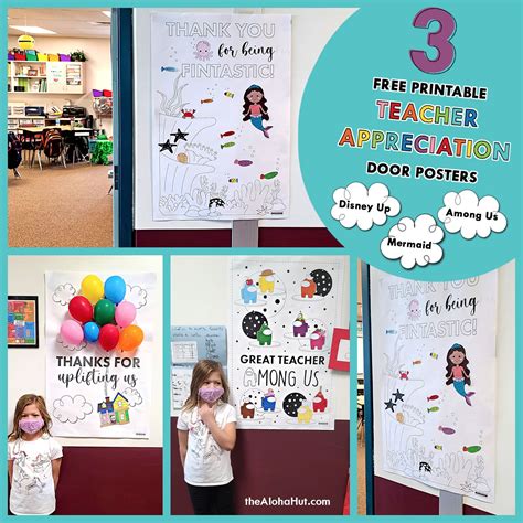 Easy Teacher Appreciation Door Ideas Print Poster And Hang Up On The