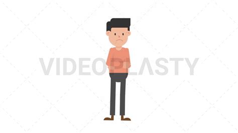 Man Thinking [Royalty-Free Stock Animation] | VideoPlasty