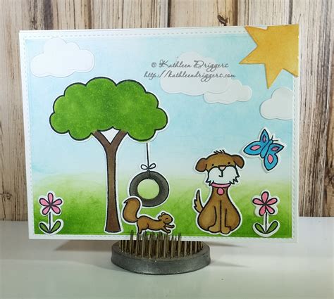 Lawn Fawn Critters In The Burbs Handmade Card Card Making Kats