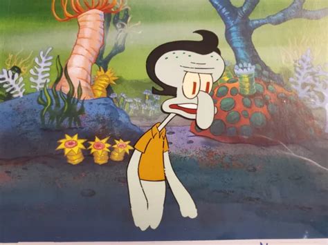 Spongebob Squarepants Original Production Cel Cell Animation Art Nm £