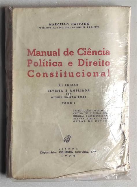 Livro Manual De Ciência Politica E Direito Constitucional Corroios