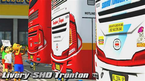 STJ Gunung Harta Harapan Jaya Livery SHD Tronton Ori Bussid YouTube