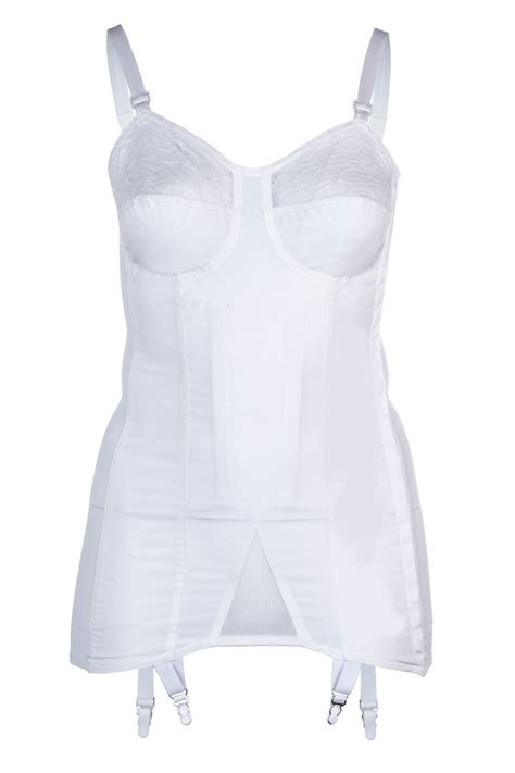 Corselette All In One Shapewear With Straps And Inner Belt Rago Shapewear