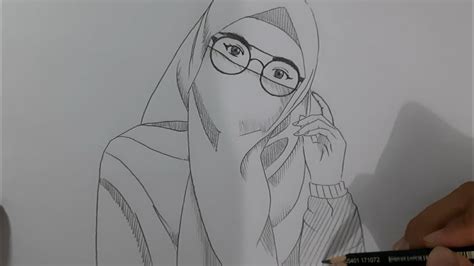 Cara Menggambar Anime Berhijab Proses Demi Proses Youtube