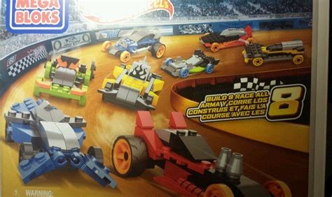 Mega Bloks Hot Wheels Super Race Set Cars Pack Pieces Nib New
