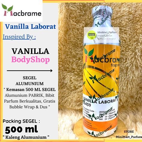 Jual VANILA LABORAT BY MACBRAME SEGEL 500 ML SEGEL Botol Alumunium