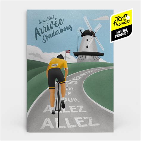 Officiel Tour De France Plakat Callmevector