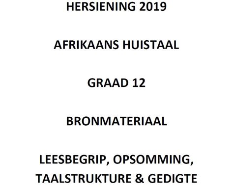 Afrikaanse Gedigte Graad Graad Afrikaans Huistaal Gedigte My Xxx Hot