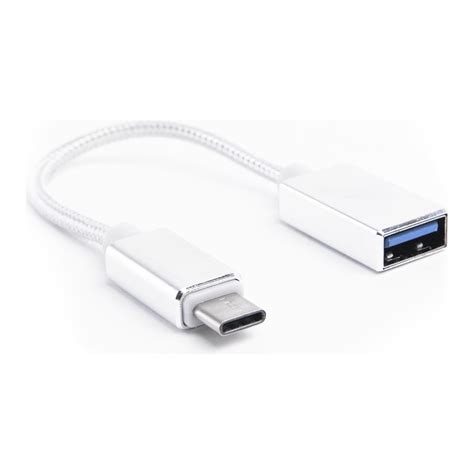 Переходник Atom Evolution USB Type-C 3.1 - USB А 3.0, OTG, 0,15 м ...