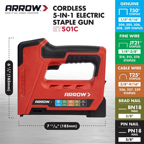 Buy Arrow Et C Cordless In Professional Staple And Nail Gun