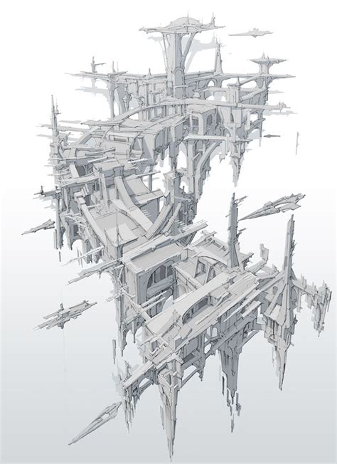 Hemi House Min Seub Jung Sci Fi Environment Concept Art