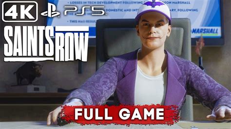 Saints Row FULL GAME PS5 Gameplay Walkthrough No Commentry YouTube