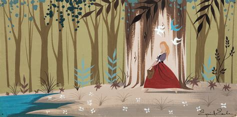 Sleeping Beauty Concept Art Original