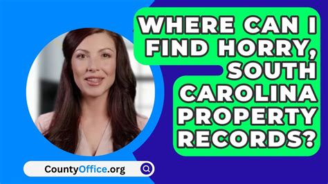 Where Can I Find Horry County South Carolina Property Records