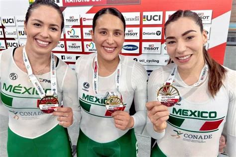 Ciclistas Mexicanas Conquistan Medalla De Oro En Copa De Naciones